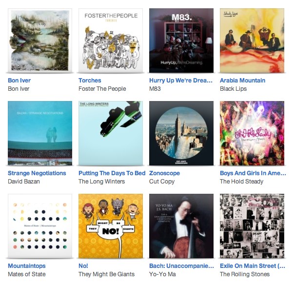 Albums in 2011